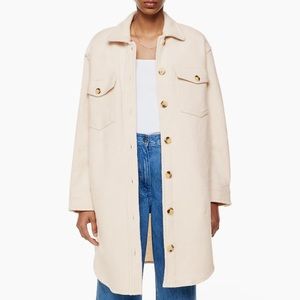 Aritzia Wilfred Free The Ganna Long Shirt Jacket